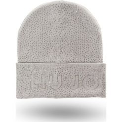 CZAPKA Liu Jo. Szare czapki damskie Liu Jo, na zimę, z aplikacjami, z kaszmiru. Za 199,00 zł.