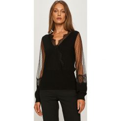 Twinset - Sweter. Czarne swetry damskie Twinset, s, bez wzorów, z elastanu, z długim rękawem, długie, bez kaptura. Za 739,90 zł.