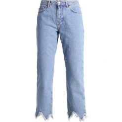 Jeansy damskie: Topshop BOUTIQUE Jeansy Straight Leg middenim