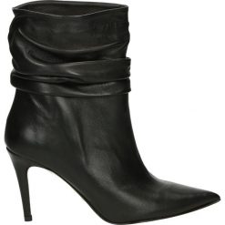Botki - 01079 NPP NER. Czarne botki damskie skórzane marki Venezia. Za 499,00 zł.