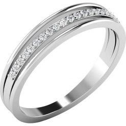 Złoty pierścionek z diamentami. Szare pierścionki damskie marki Diamant Vendôme, z diamentem, złote. W wyprzedaży za 687,95 zł.
