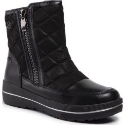 Śniegowce CAPRICE - 9-26464-23 Black Comb 019. Czarne kozaki damskie Caprice, na zimę, ze skóry ekologicznej, bez obcasa, bez zapięcia. Za 299,00 zł.