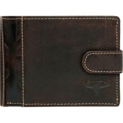 Portfel męski skórzany Buffalo Wild N992L-HP-F. Pomarańczowe portfele męskie BUFFALO WILD, bez wzorów, ze skóry. Za 59,90 zł.