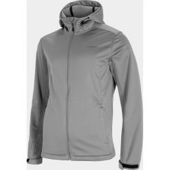 Softshell męski SFM600 - szary - Outhorn. Szare kurtki męskie Outhorn, m, bez wzorów, z softshellu, bez kaptura. W wyprzedaży za 89,99 zł.