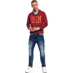 Spodnie denim oprane slim fit. Niebieskie spodnie męskie na jesień, m, z denimu. W wyprzedaży za 59,99 zł.