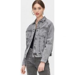 Jeansowa kurtka - Szary. Szare kurtki damskie Cropp, s, bez wzorów, z jeansu, bez kaptura. Za 119,99 zł.