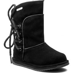 Buty EMU AUSTRALIA - Lslay Kids K11309 Black. Czarne śniegowce dziewczęce EMU Australia, bez zapięcia. W wyprzedaży za 279,00 zł.