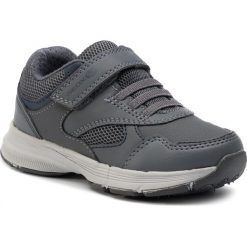 Sneakersy GEOX - J Shoshiko B. A J845GA 0BC14 C0068 M Dk Grey/Blue. Szare trampki chłopięce Geox, bez wzorów, ze skóry ekologicznej, na rzepy. W wyprzedaży za 129,00 zł.