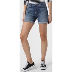 7 For All Mankind - Damskie krótkie spodenki jeansowe, niebieski. Niebieskie szorty damskie 7 for all mankind, bez wzorów, z jeansu. Za 599,95 zł.
