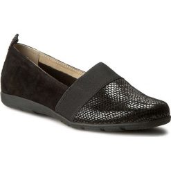 Półbuty CAPRICE - 9-24650-28 Black Comb 019. Czarne półbuty damskie skórzane Caprice, na płaskiej podeszwie. W wyprzedaży za 179,00 zł.