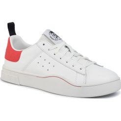 Sneakersy DIESEL - S-Clever Low Y01748 P1729 H5872 White/Fiery Red. Białe sneakersy męskie Diesel, bez zapięcia. W wyprzedaży za 369,00 zł.