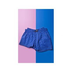 Spodenki do spania dla PARY GWIAZDY. Niebieskie piżamy damskie Intime, xl, bez wzorów, z bawełny. Za 149,00 zł.