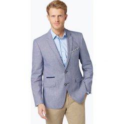 Marynarki męskie: Pierre Cardin – Marynarka męska z dodatkiem lnu – Arnaud 2, niebieski