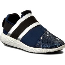 Sneakersy MARELLA - Renza 65210571 003. Niebieskie półbuty damskie Marella, bez wzorów, ze skóry, bez obcasa, na płaskiej podeszwie, na sznurówki. W wyprzedaży za 349,00 zł.