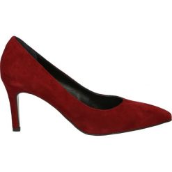 Czółenka - 2100 CAM PORP. Czerwone buty ślubne damskie Venezia, ze skóry. Za 349,00 zł.