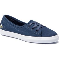 Tenisówki LACOSTE - Ziane Chunky Bl 2 Cfa 7-37CFA0064092 Nvy/Wht. Niebieskie półbuty damskie marki Lacoste, bez wzorów, z gumy, bez zapięcia. Za 299,99 zł.