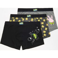 3 pack bokserek SpongeBob - Wielobarwn. Czarne bokserki męskie marki House. Za 59,99 zł.