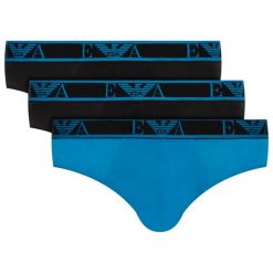 Komplet 3 par slipów Emporio Armani 111734 0P715 75320. Slipy męskie Emporio Armani, s, bez wzorów. W wyprzedaży za 149,00 zł.