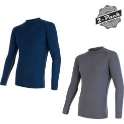 Sensor Męska koszulka Original Active 2-Pack L szary/niebieski. Szare koszulki męskie termoaktywne Sensor, m, bez wzorów, z materiału, z długim rękawem. Za 175,00 zł.