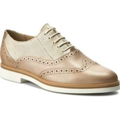 Jazzówki damskie: Oxfordy GEOX – D Janalee G D725AG 0SKMR C2LH6 Lt Gold/Lt Taupe