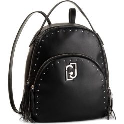 Plecak LIU JO - M Backpack A69139 E0060 Nero 22222. Czarne plecaki damskie Liu Jo, bez wzorów, ze skóry ekologicznej. Za 649,00 zł.