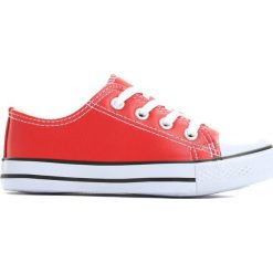 Czerwone Trampki Sandpit. Czerwone buty sportowe chłopięce marki Born2be, z materiału, z okrągłym noskiem, na zamek. Za 39,99 zł.