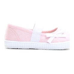 Różowe Tenisówki Sweet Child. Różowe trampki dziewczęce Born2be, z materiału. Za 39,99 zł.