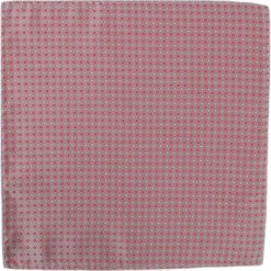 Oryginalna Poszetka Męska w Drobny Wzór - 25x25 cm - Alties, Bladoróżowa POSZALTS0117. Poszetki męskie Alties, z materiału, eleganckie. Za 16,90 zł.