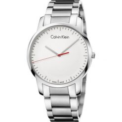 Calvin Klein City Zegarek Srebrny. Szare zegarki męskie Calvin Klein, srebrne. Za 1146,95 zł.