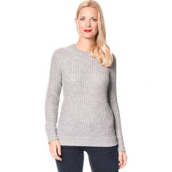 Sweter w kolorze szarym. Szare bez kategorii marki William de Faye, z kaszmiru, z okrągłym kołnierzem. W wyprzedaży za 129,95 zł.