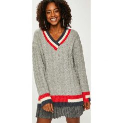 Answear - Sweter. Szare swetry klasyczne damskie ANSWEAR, uniwersalny, z dzianiny. Za 199,90 zł.