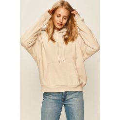 Levi's - Bluza. Brązowe bluzy damskie Levi's®, s, bez wzorów, z bawełny, bez rękawów, z kapturem. Za 319,90 zł.