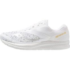 Saucony KINVARA 9 Obuwie do biegania treningowe white. Białe buty do biegania damskie Saucony, z materiału. Za 569,00 zł.