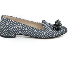 Baleriny z ostrym czubkiem - skóra naturalna - model 045 - kolor szara pepitka. Szare baleriny damskie Zapato, bez wzorów, z jeansu, klasyczne, bez obcasa, na obcasie. Za 309,00 zł.