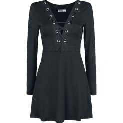 Innocent Haily Top Longsleeve damski czarny. Czarne topy damskie Innocent, m, bez wzorów, z materiału, z okrągłym kołnierzem. Za 99,90 zł.