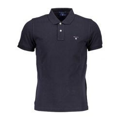 Koszulka polo w kolorze granatowym. Niebieskie koszulki męskie GANT, s, z haftami, polo, bez rękawów. W wyprzedaży za 239,95 zł.