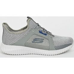 Skechers - Buty. Szare buty sportowe męskie Skechers, z materiału, na sznurówki. W wyprzedaży za 199,90 zł.