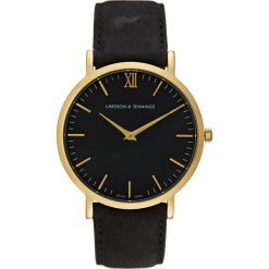 Larsson & Jennings LUGANO LARGE Zegarek goldcoloured/black. Czarne zegarki damskie Larsson & Jennings. Za 899,00 zł.