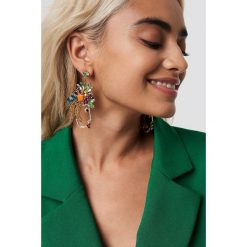NA-KD Accessories Kolczyki ze strassem Fruit - Multicolor. Brązowe kolczyki damskie NA-KD Accessories. W wyprzedaży za 37,07 zł.