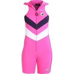Kombinezony damskie: Fenty PUMA by Rihanna HOODED ZIP FRONT LEOTARD Kombinezon knockout pink