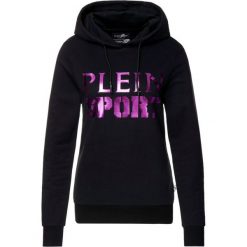 Bluza Plein Sport F19C WJB0787 STE003N. Czarne bluzy sportowe damskie Plein Sport, l, bez wzorów, z bawełny, bez rękawów, bez kaptura. W wyprzedaży za 499,00 zł.