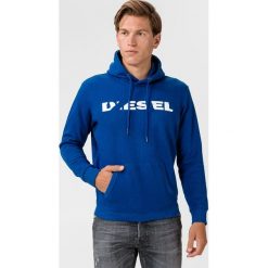 Diesel S-Agnes Bluza Niebieski. Niebieskie bluzy męskie Diesel, s, z nadrukiem, z bawełny, bez kołnierzyka, bez rękawów, bez kaptura. Za 473,95 zł.