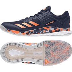 Buty skate męskie: Adidas Buty męskie Crazyflight Bounce czerno-granatowe r. 44 2/3 (BB6118)