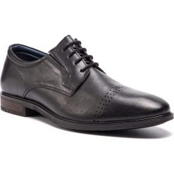 Półbuty JOSEF SEIBEL - Jonathan 08 42208 786 100 Schwarz. Czarne półbuty skórzane męskie marki Josef Seibel. Za 349,00 zł.