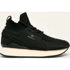 Gant - Buty Linda. Czarne buty sportowe damskie GANT, z gumy. W wyprzedaży za 369,90 zł.