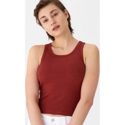 Top basic - Bordowy. Czerwone topy damskie House, xl, bez wzorów, bez kołnierzyka. W wyprzedaży za 9,99 zł.