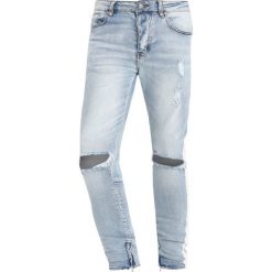 Sixth June DESTROYED WITH WHITE BANDS Jeans Skinny Fit blue. Niebieskie jeansy męskie relaxed fit marki Sixth June. Za 299,00 zł.