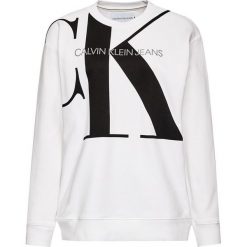 Bluza Calvin Klein Jeans Europe J20J213827. Białe bluzy damskie Calvin Klein Jeans, s, bez wzorów, z bawełny, bez rękawów, bez kaptura. Za 399,00 zł.