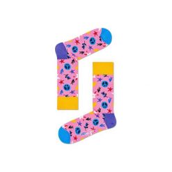 Skarpetki Happy Socks PAL01-3000. Różowe skarpetki męskie Happy Socks, z bawełny. Za 24,43 zł.