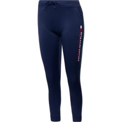 Spodnie dresowe Tommy Sport S10S100096. Niebieskie spodnie damskie Tommy Sport, s, z elastanu, sportowe. W wyprzedaży za 249,00 zł.